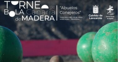 El Torneo de Bola Canaria de Madera “Abuelos Conejeros”, celebra este año 2025 su vigésimo cuarta edición en Lanzarote.