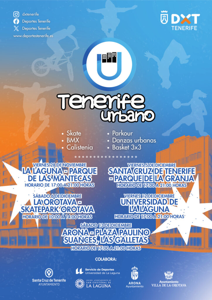 Tenerife Urbano, un proyecto que busca algo tan necesario como motivador: acercar la actividad físico-deportiva a los y las jóvenes