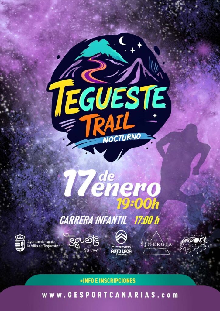 El próximo 17 de enero Tegueste se transformará en un escenario mágico donde senderos y frontales se unen en el Trail Nocturno de Tegueste.
