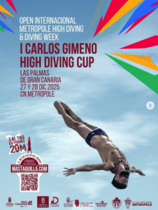 Gran Canaria, se convierte en el epicentro de los saltos extremos desde gran altura, con el evento Metropole High Diving & Diving Week