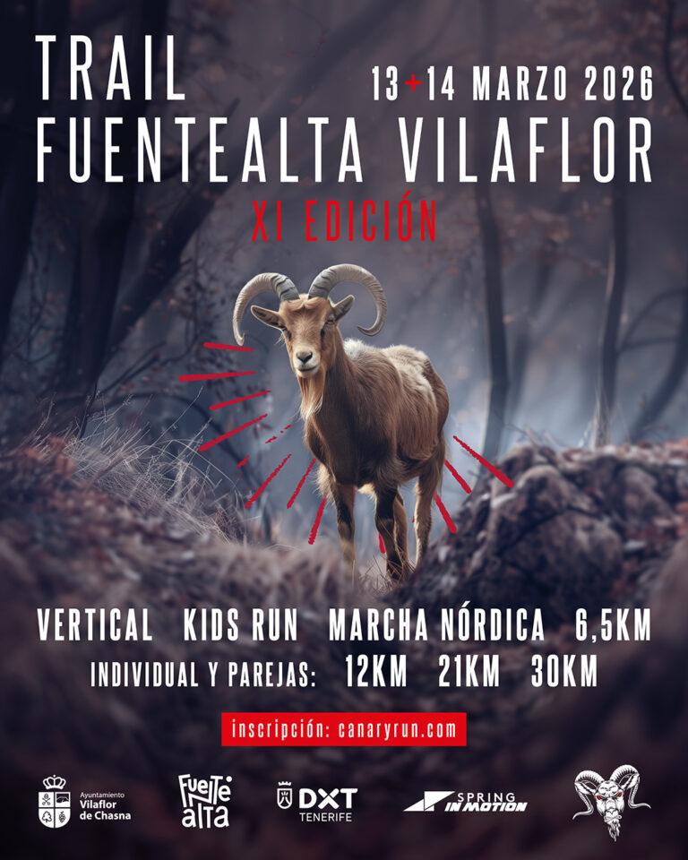 13 al 14 de marzo de 2026 vuelve una de las pruebas más queridas del calendario canario de montaña: el Trail Fuentealta Vilaflor 2026.