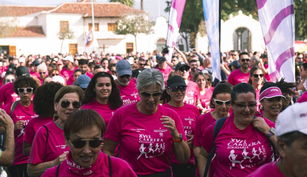 La Laguna vuelve a llenarse de esperanza, de fuerza y de solidaridad con la XVIII Carrera Solidaria de la Mujer