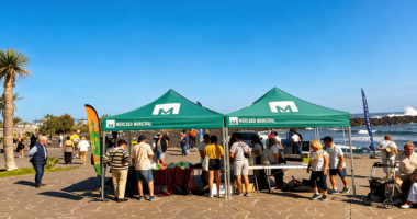 Playa Martiánez fue escenario el pasado domingo de una nueva jornada de limpieza enmarcada en el proyecto “Surfing With Me”