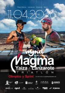 El sábado 11 de abril de 2026 con la celebración del MYND Magma Triatlón Lanzarote by Sports Club Puerto Calero.