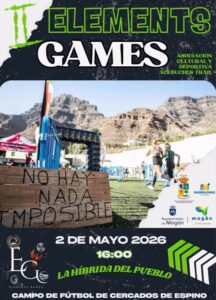 ELEMENTS GAMES 2026 es una competición híbrida outdoor que mezcla carrera a pie y movimientos funcionales- ¿Te atreves?