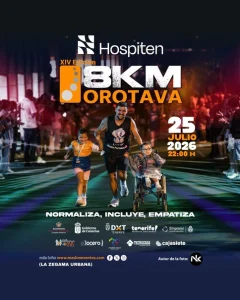 La XIV Hospiten 8KM Orotava, una de las pruebas más especiales del calendario atlético en Canarias, ya tiene fecha confirmada