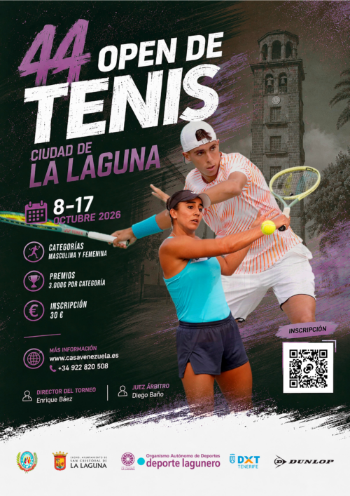 El Open Ciudad de La Laguna encara su 44.ª edición con el talento canario como gran protagonista, este octubre en la Casa de Venezuela.